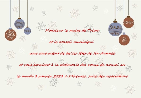 Voeux 2023